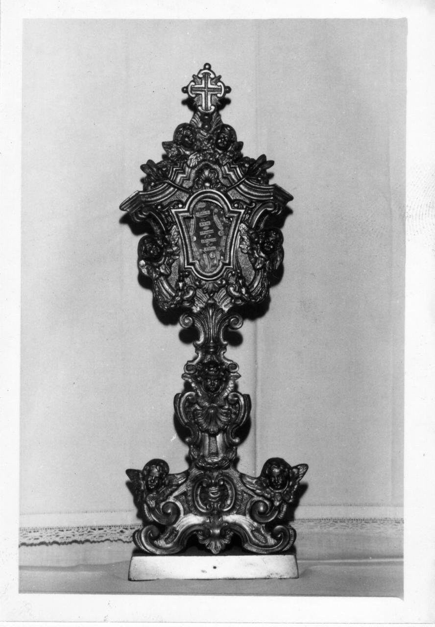 reliquiario - bottega italiana (prima metà sec. XIX)