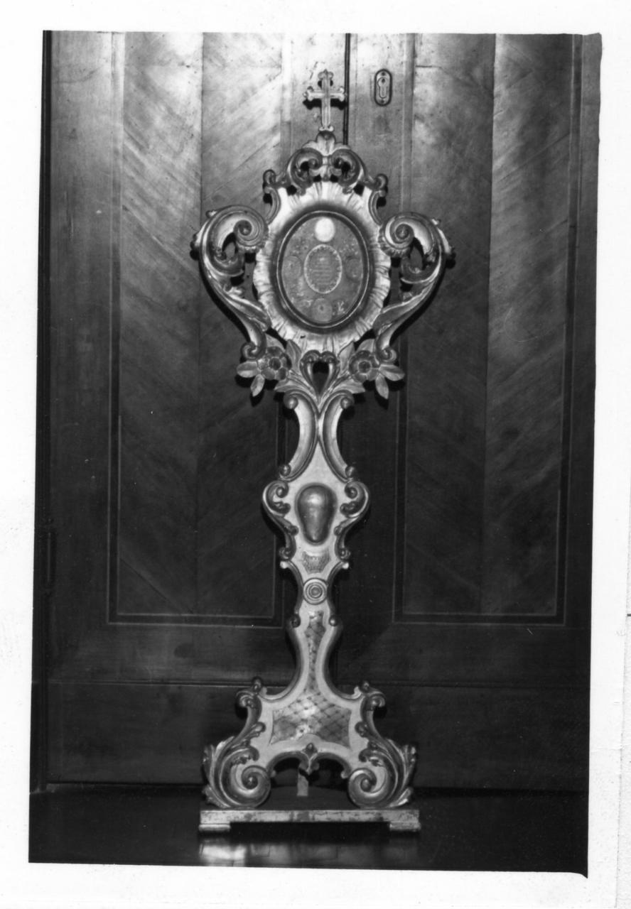 reliquiario, serie - bottega modenese (seconda metà sec. XVIII)