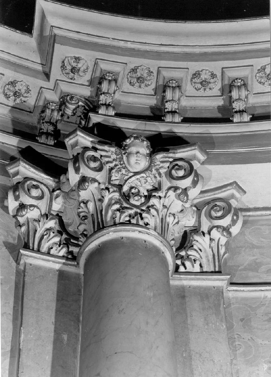 capitello, serie - manifattura emiliana (seconda metà sec. XIX)