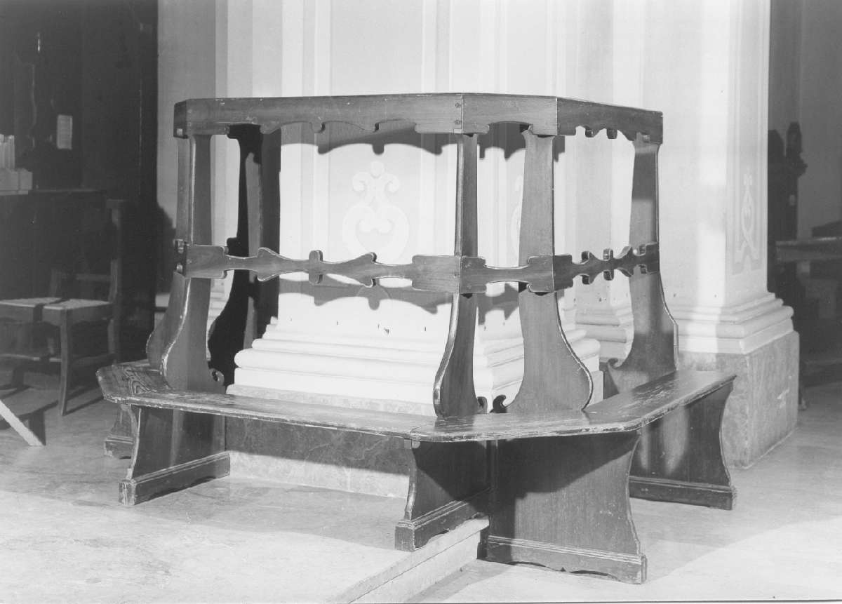 panca, serie - manifattura emiliana (fine/inizio secc. XIX/ XX)