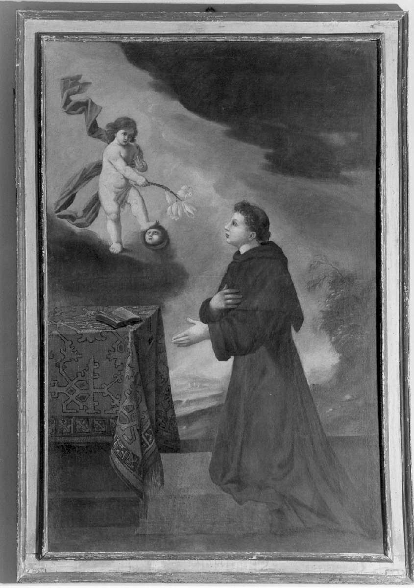 Sant'Antonio da Padova con Gesù Bambino (dipinto) - ambito emiliano (sec. XVIII)