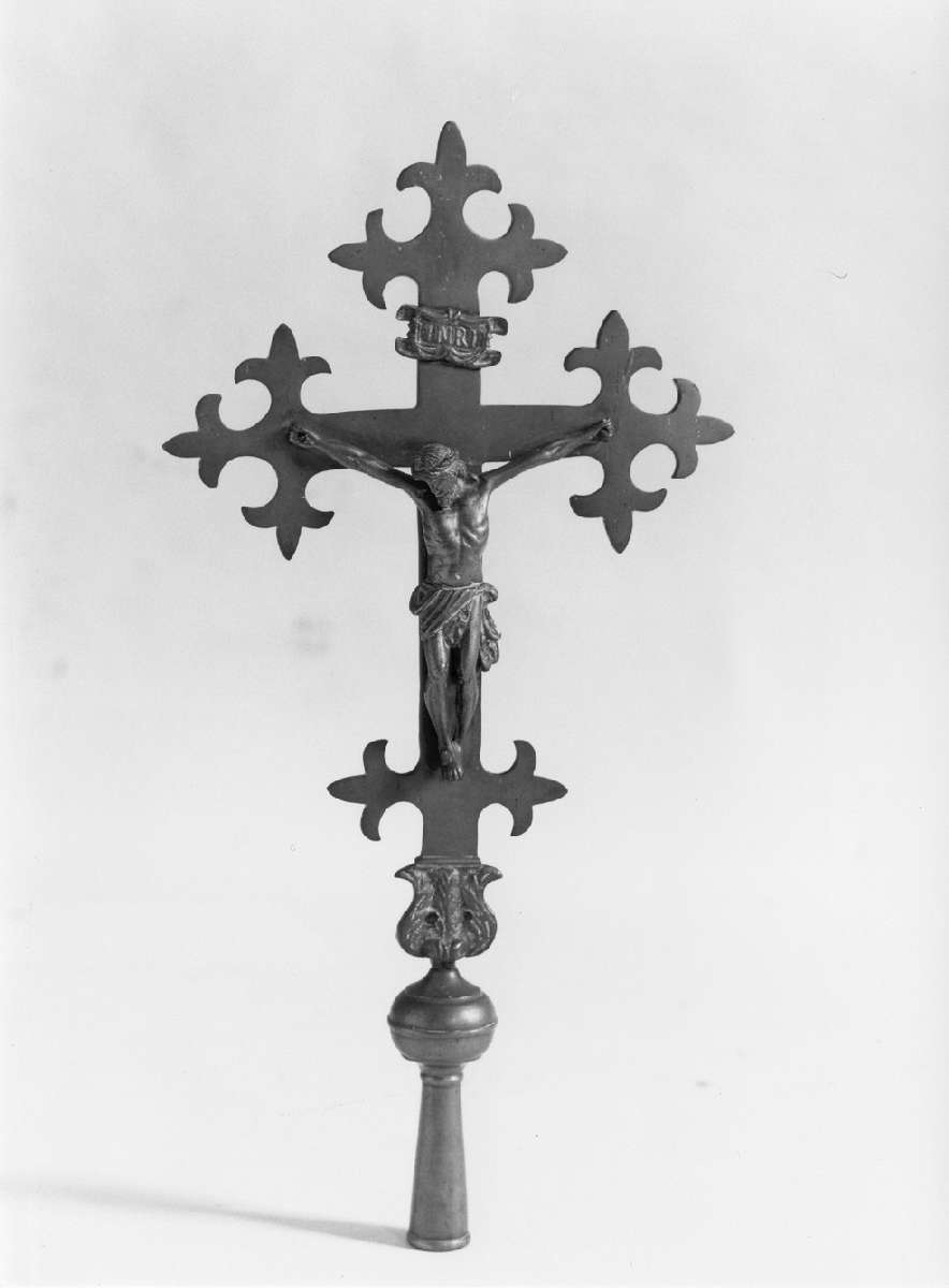 croce processionale - manifattura emiliana (sec. XVIII)