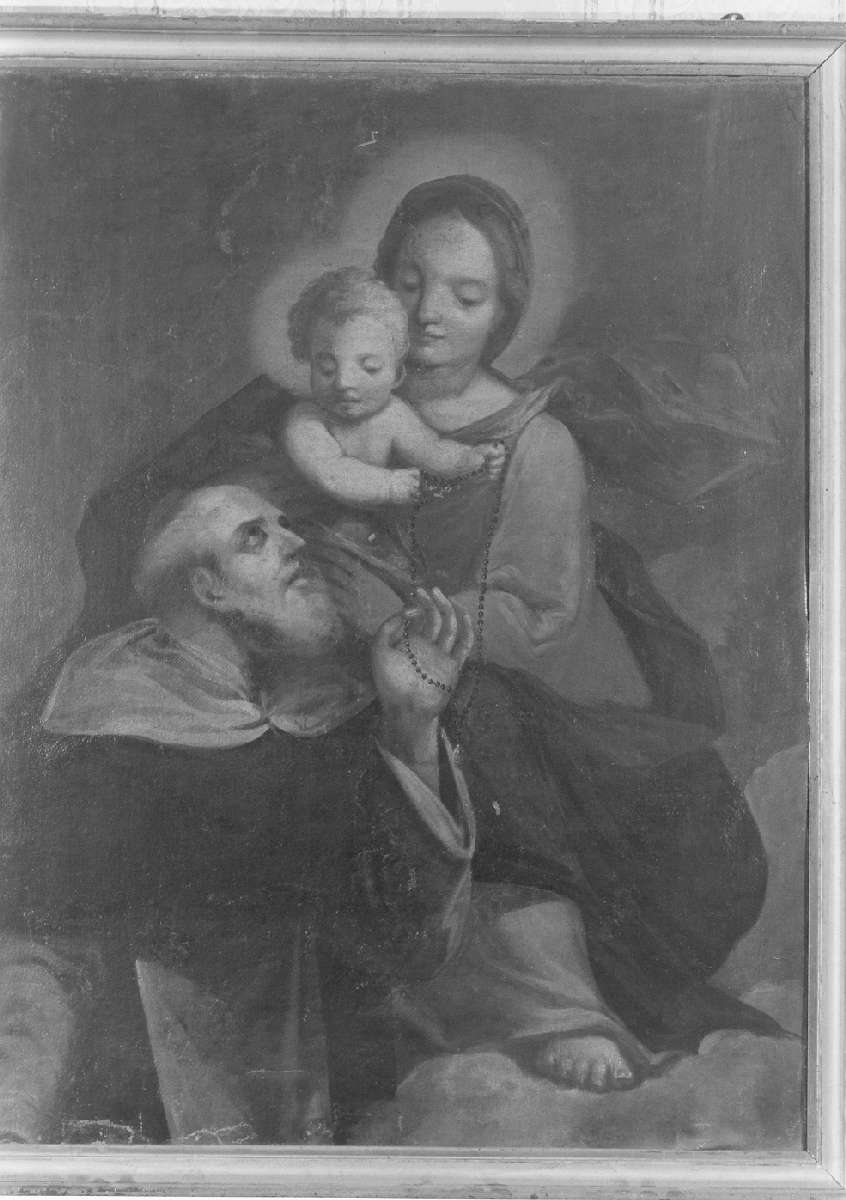 Madonna del Rosario e San Domenico (dipinto) - ambito emiliano (seconda metà sec. XVIII)