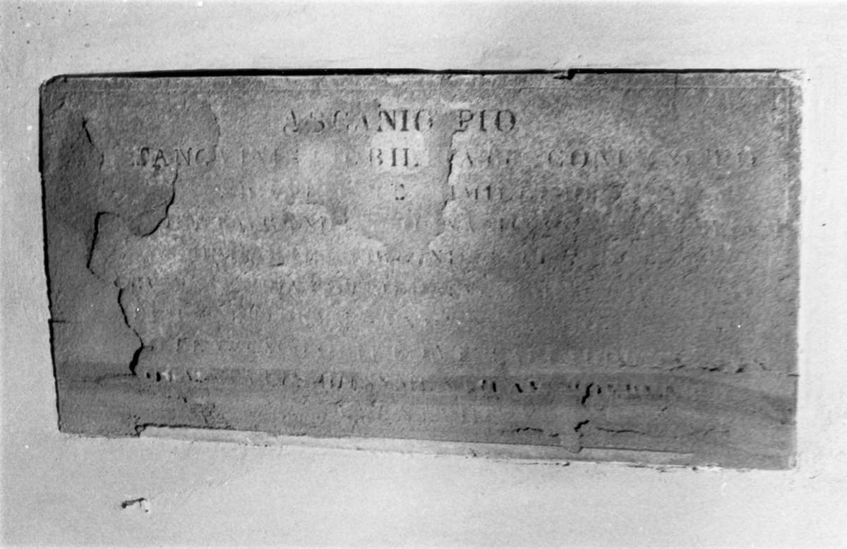 lapide - manifattura sassolese (metà sec. XVII)