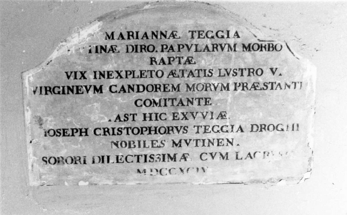 lapide - manifattura sassolese (fine sec. XVIII)