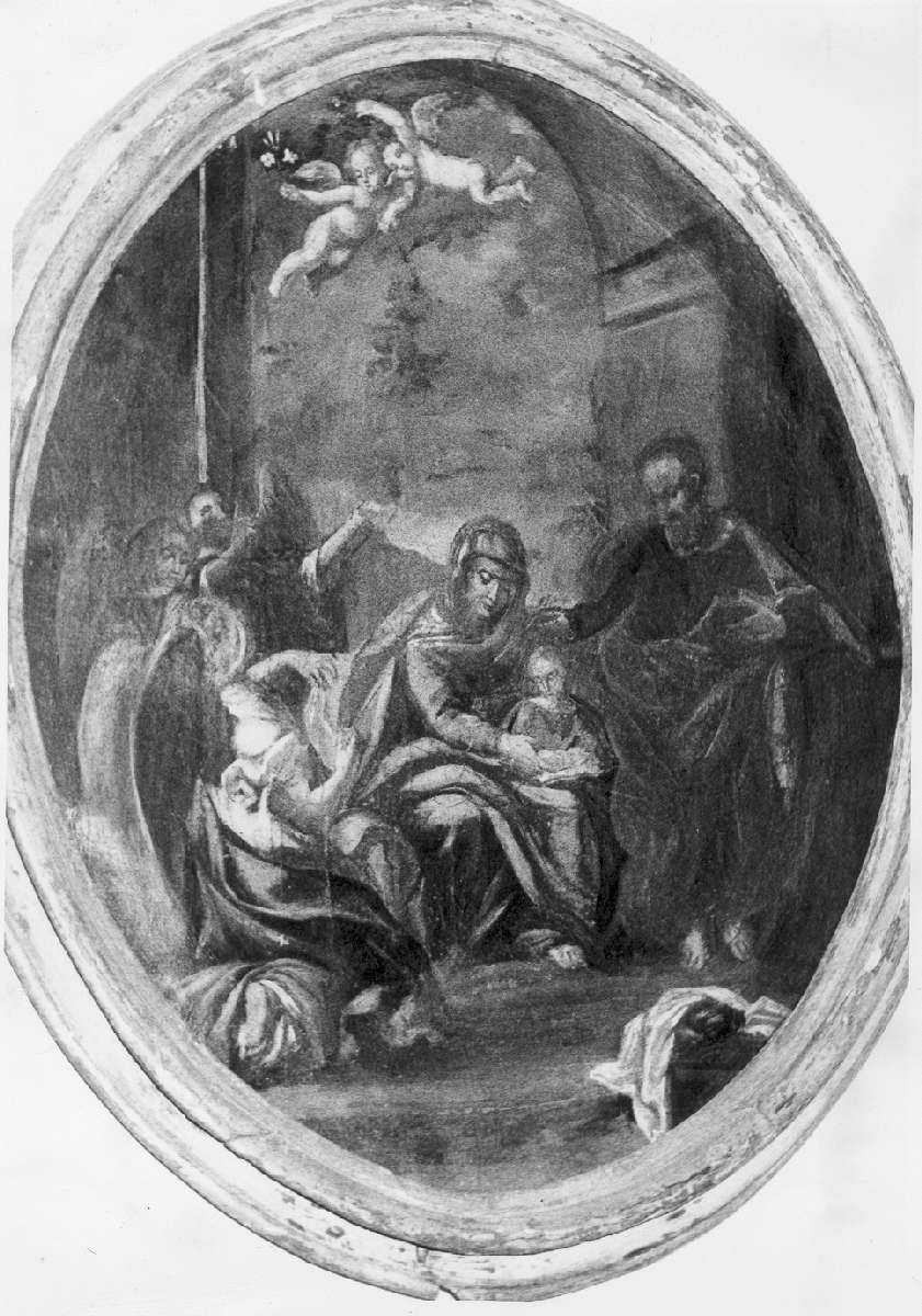 educazione di Maria Vergine (dipinto) - manifattura emiliana (prima metà sec. XVIII)