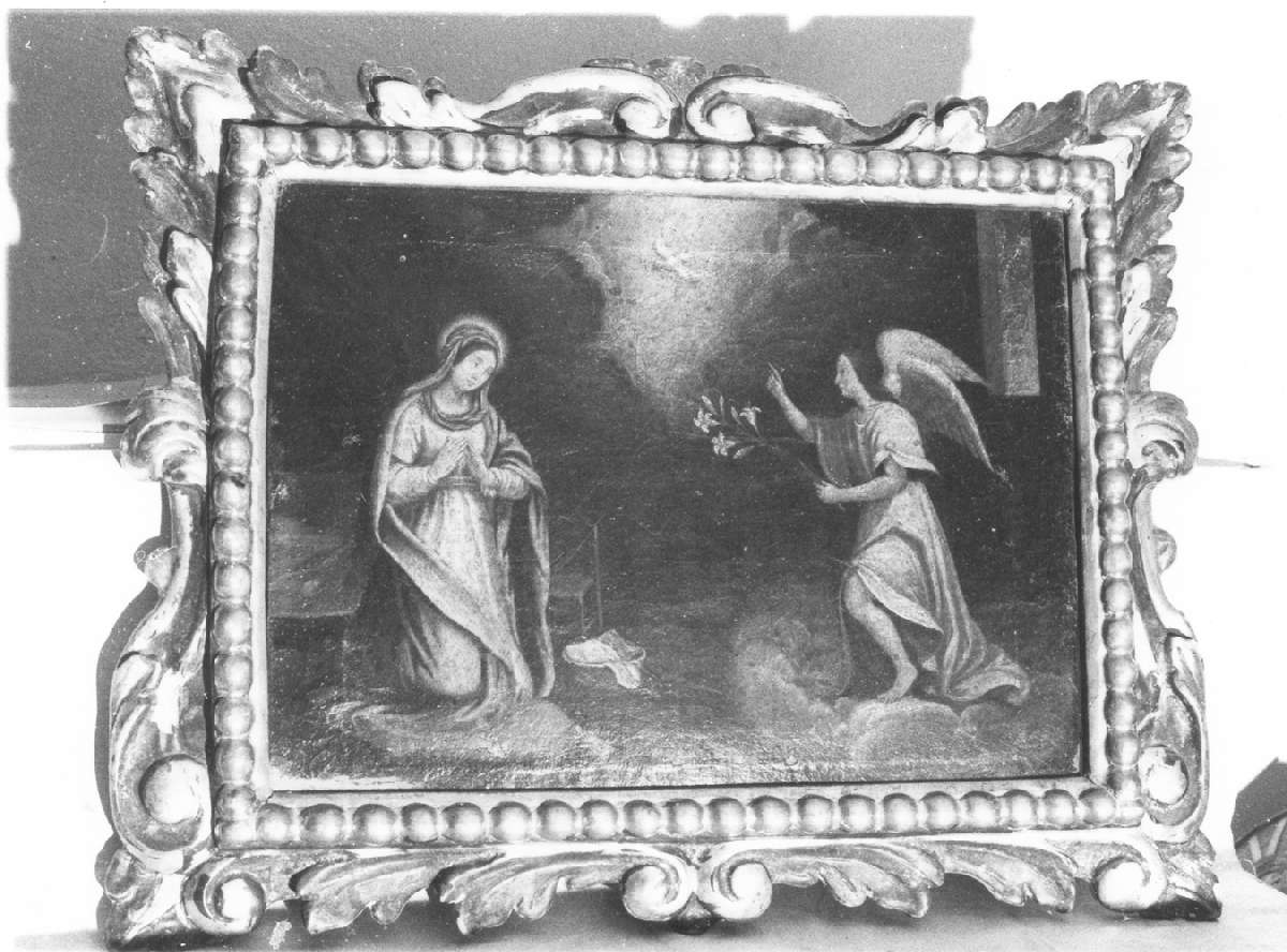 Annunciazione (dipinto) - manifattura emiliana (sec. XVIII)