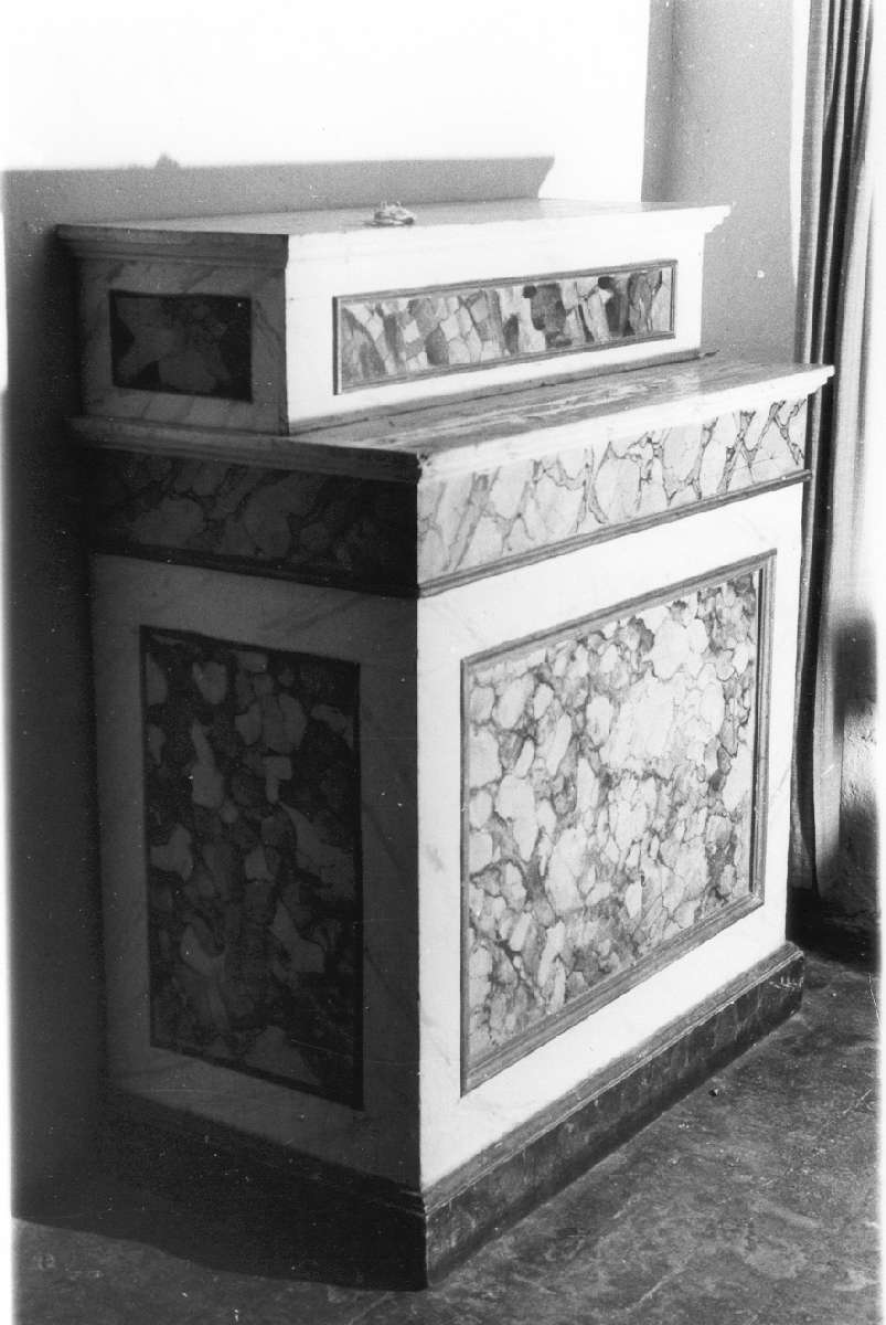 altare - manifattura modenese (sec. XIX)