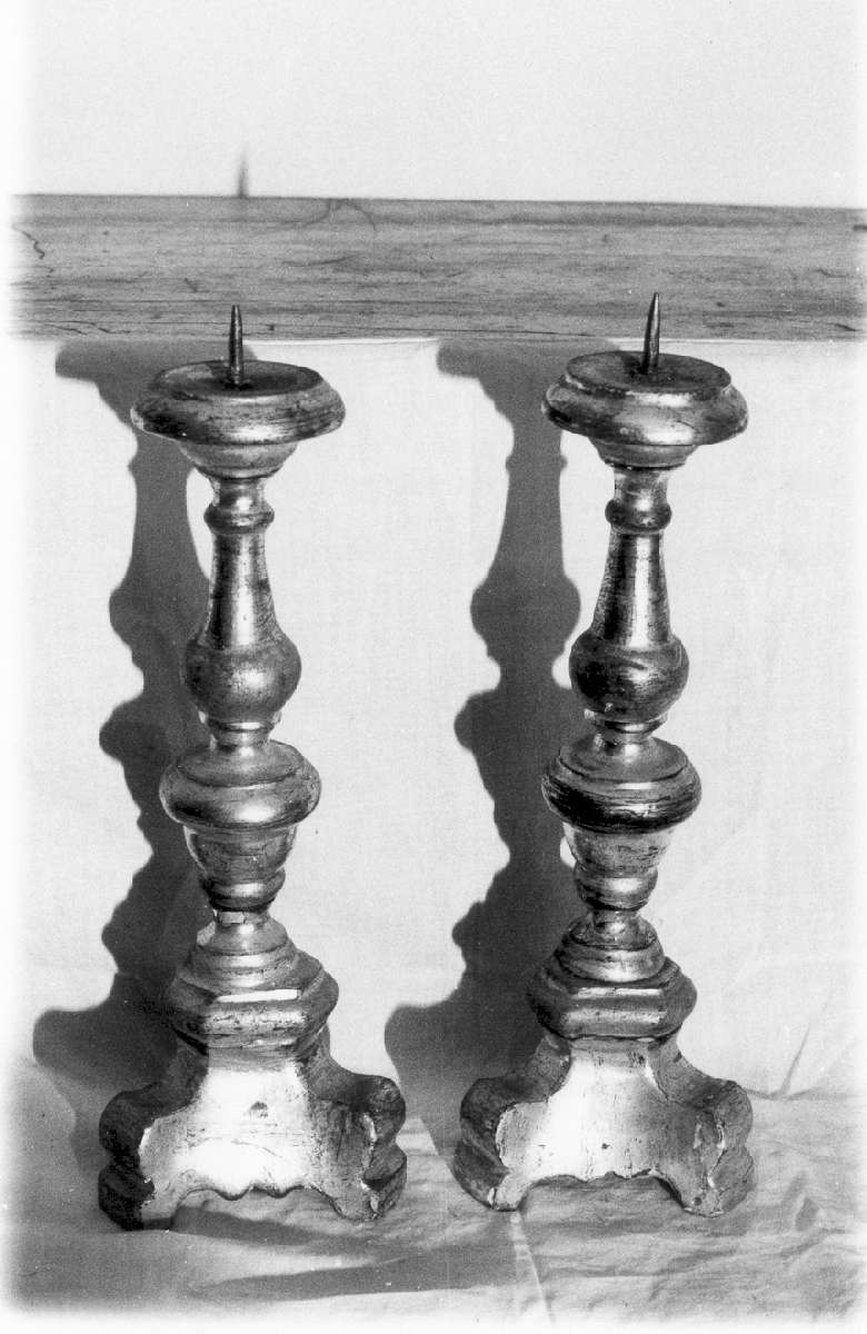 candeliere, serie - manifattura emiliana (sec. XVIII)