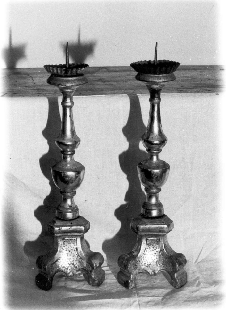 candeliere, serie - manifattura emiliana (sec. XVIII)