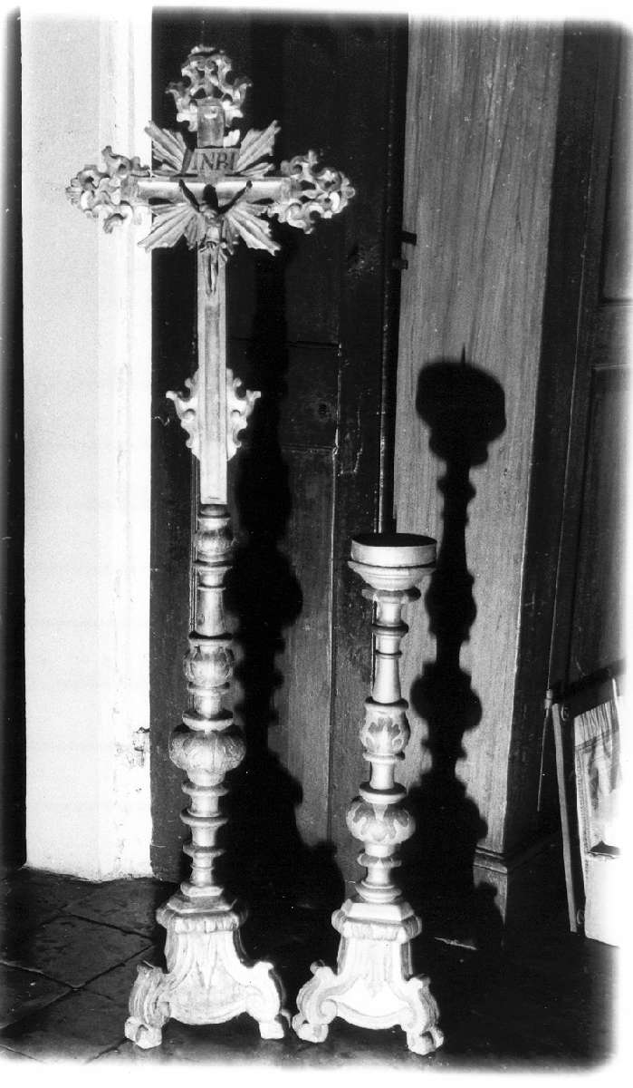 croce d'altare - manifattura emiliana (sec. XIX)