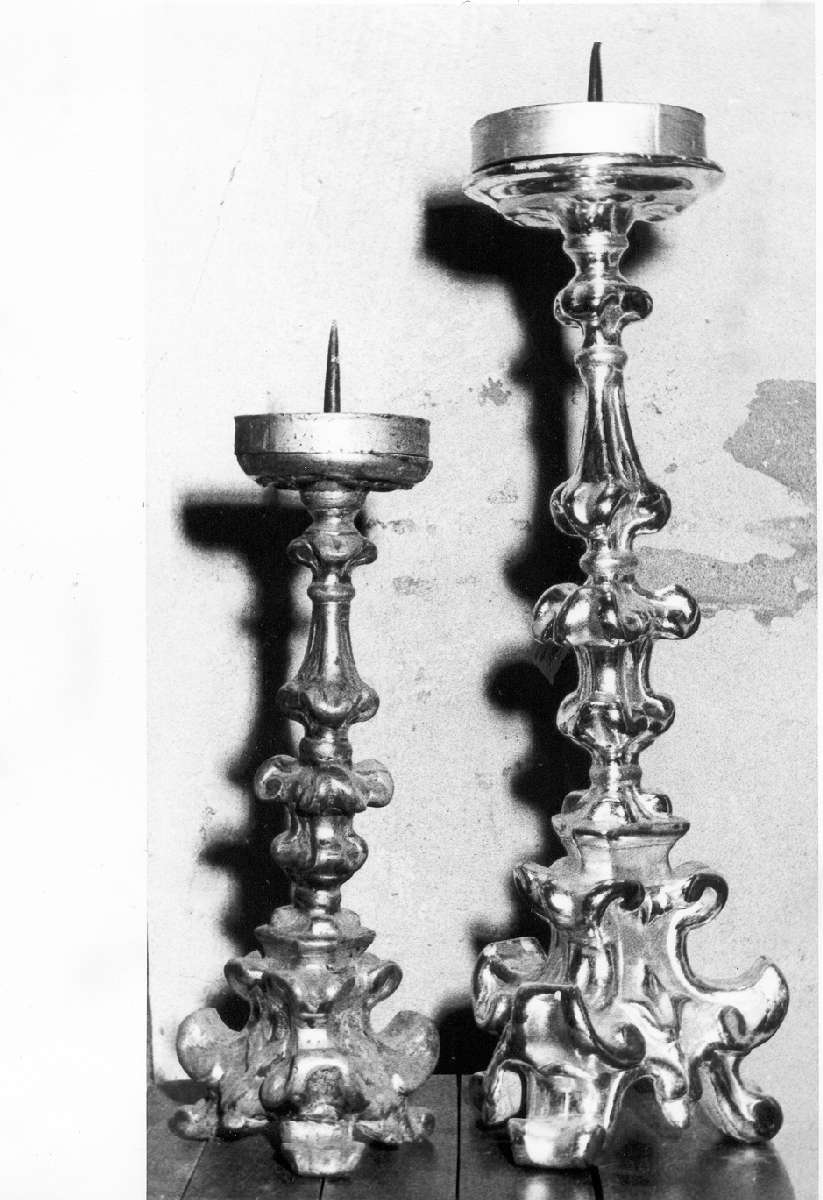 candeliere, serie - manifattura emiliana (seconda metà sec. XVIII)