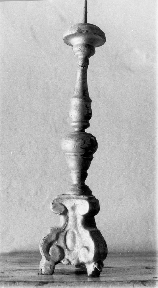 candeliere di consacrazione, serie - manifattura emiliana (metà sec. XVIII)