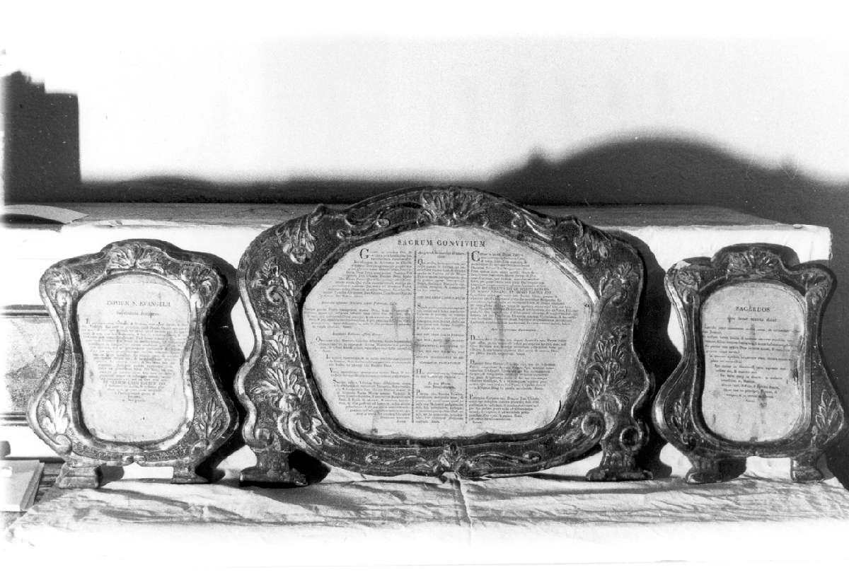 cartagloria, serie - manifattura emiliana (sec. XVIII)