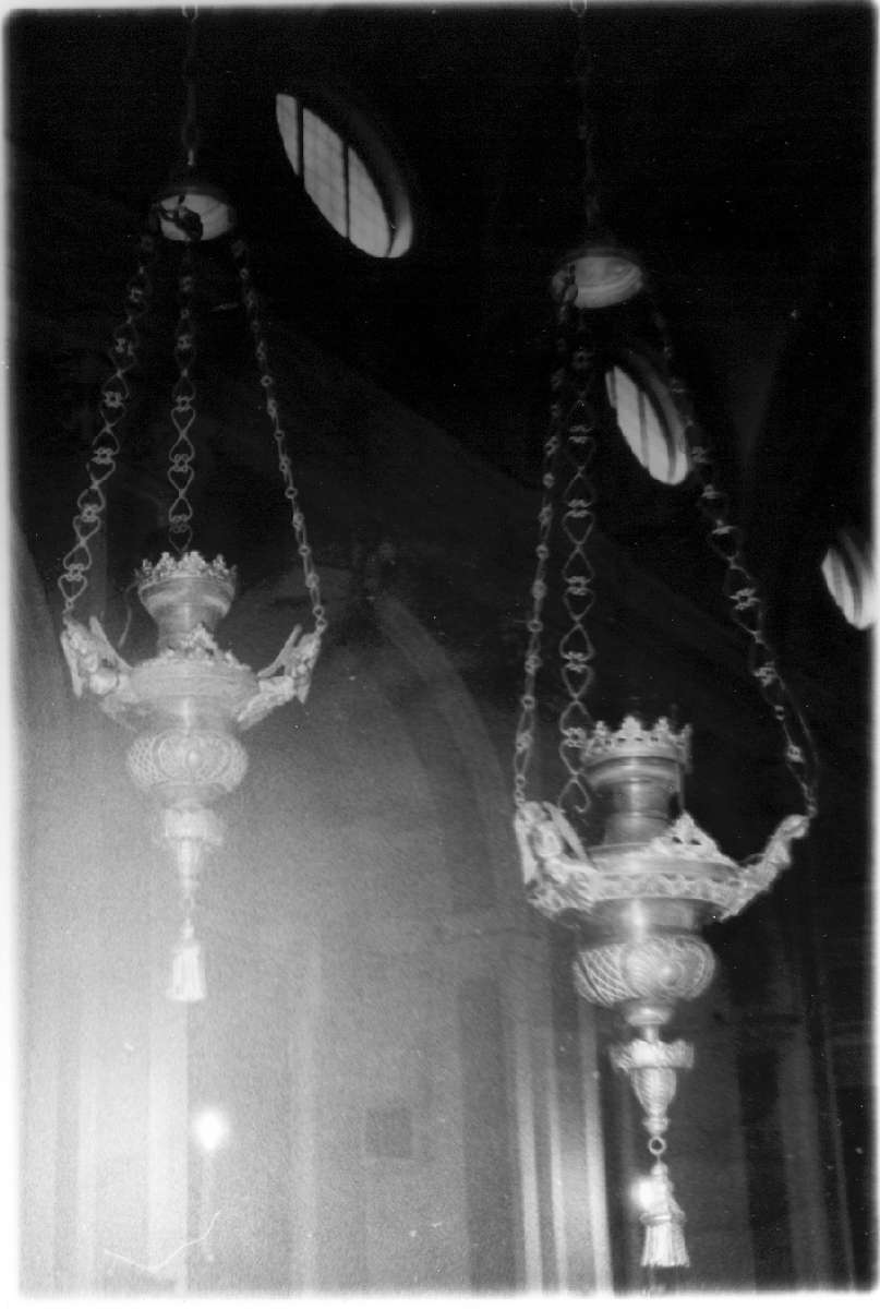 lampada pensile, serie - manifattura emiliana (sec. XIX)