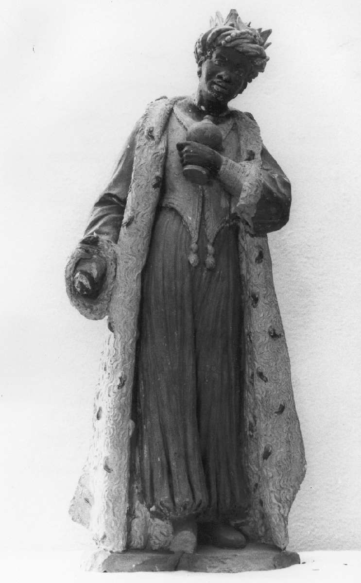 Re magio (statuetta di presepio) - manifattura emiliana (seconda metà sec. XIX)