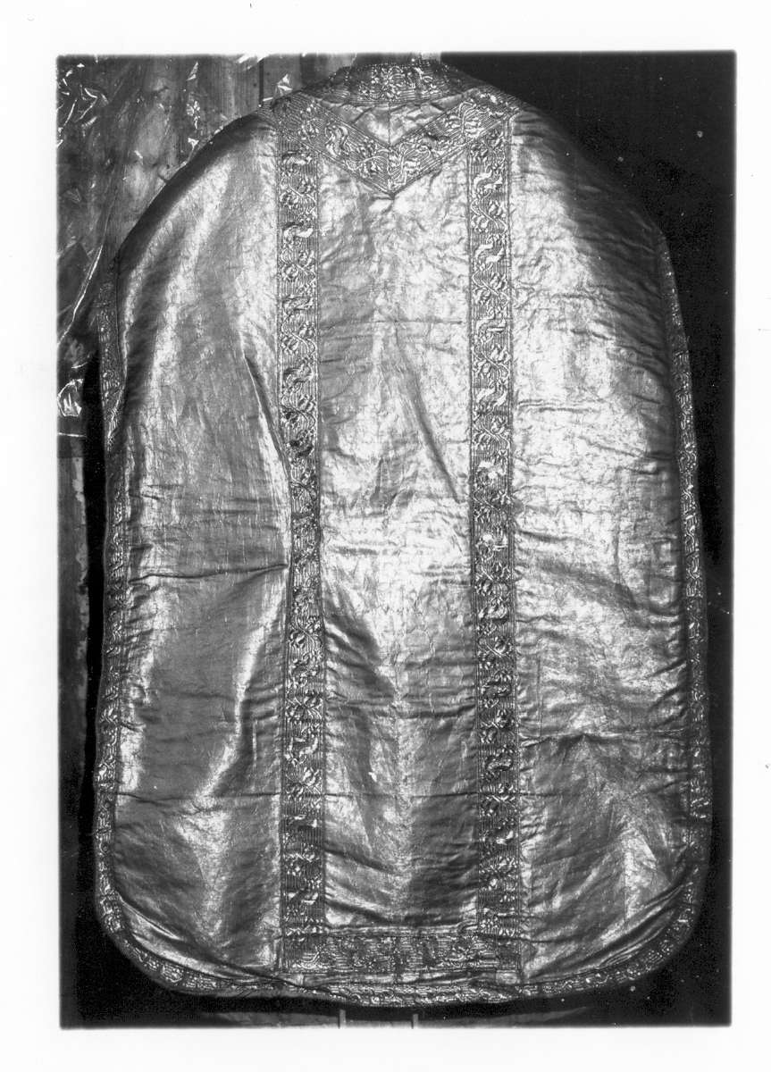 paramento liturgico, insieme - manifattura italiana (fine/inizio secc. XVIII/ XIX)