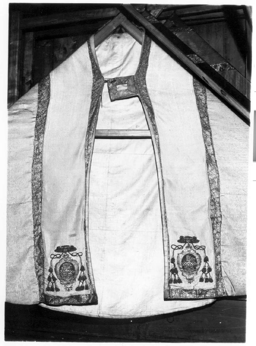 paramento liturgico, insieme - manifattura italiana (metà sec. XVIII)