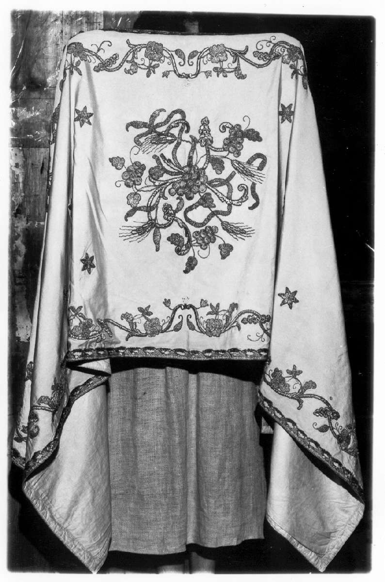 velo omerale - manifattura italiana (inizio sec. XVIII, sec. XIX)