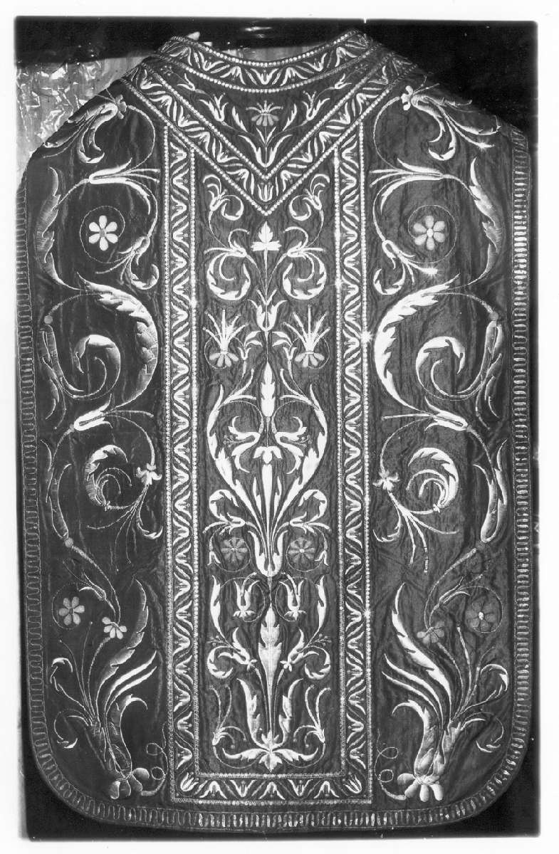 paramento liturgico, insieme - manifattura italiana (fine sec. XIX)