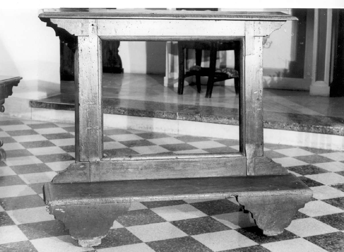 inginocchiatoio - manifattura emiliana (fine/inizio secc. XVIII/ XIX)