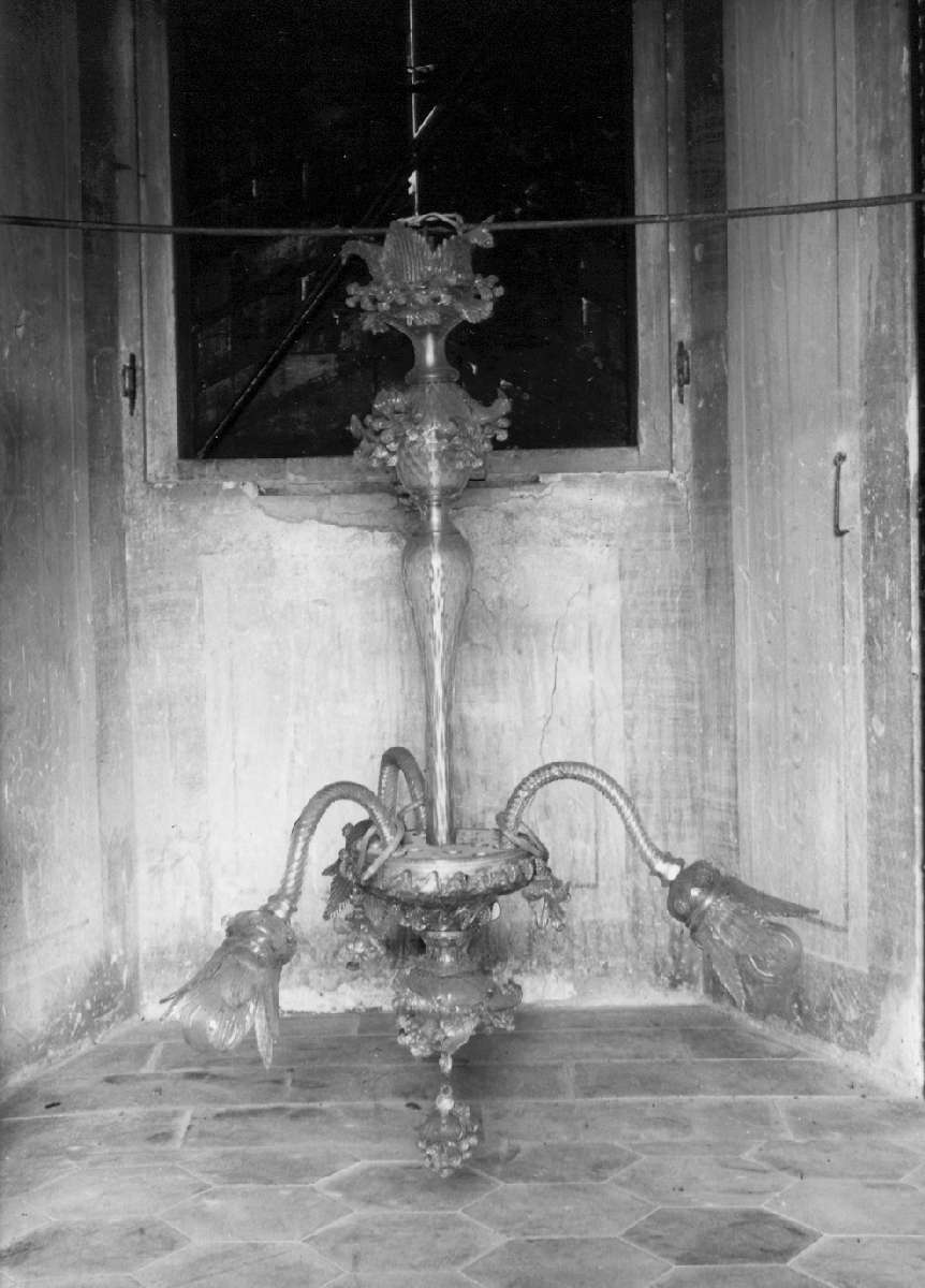 lampadario - manifattura muranese (inizio sec. XX)