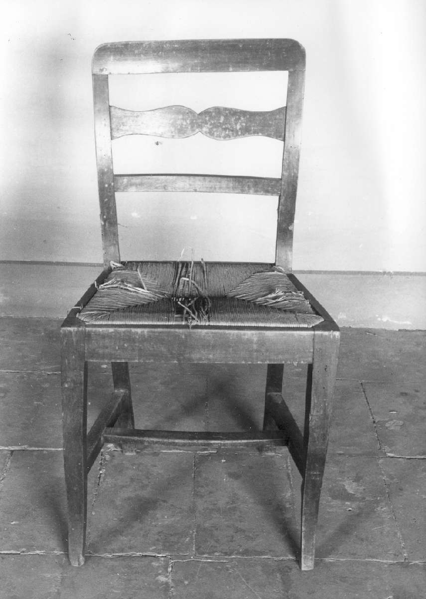 sedia, serie - manifattura modenese (inizio sec. XX)