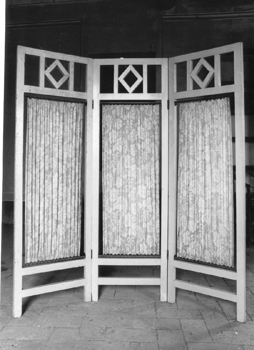 paravento - manifattura modenese (inizio sec. XX)