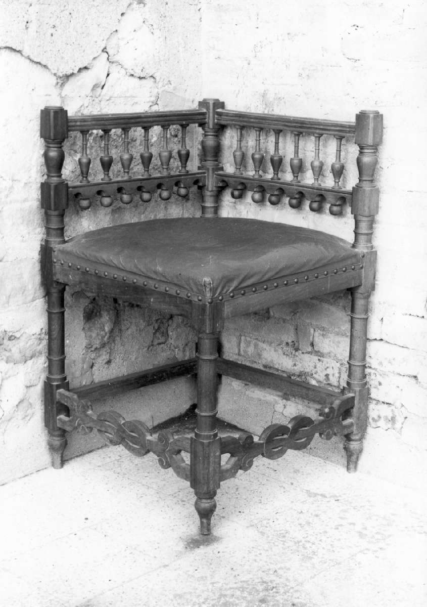 seggiola - manifattura modenese (fine/inizio secc. XIX/ XX)