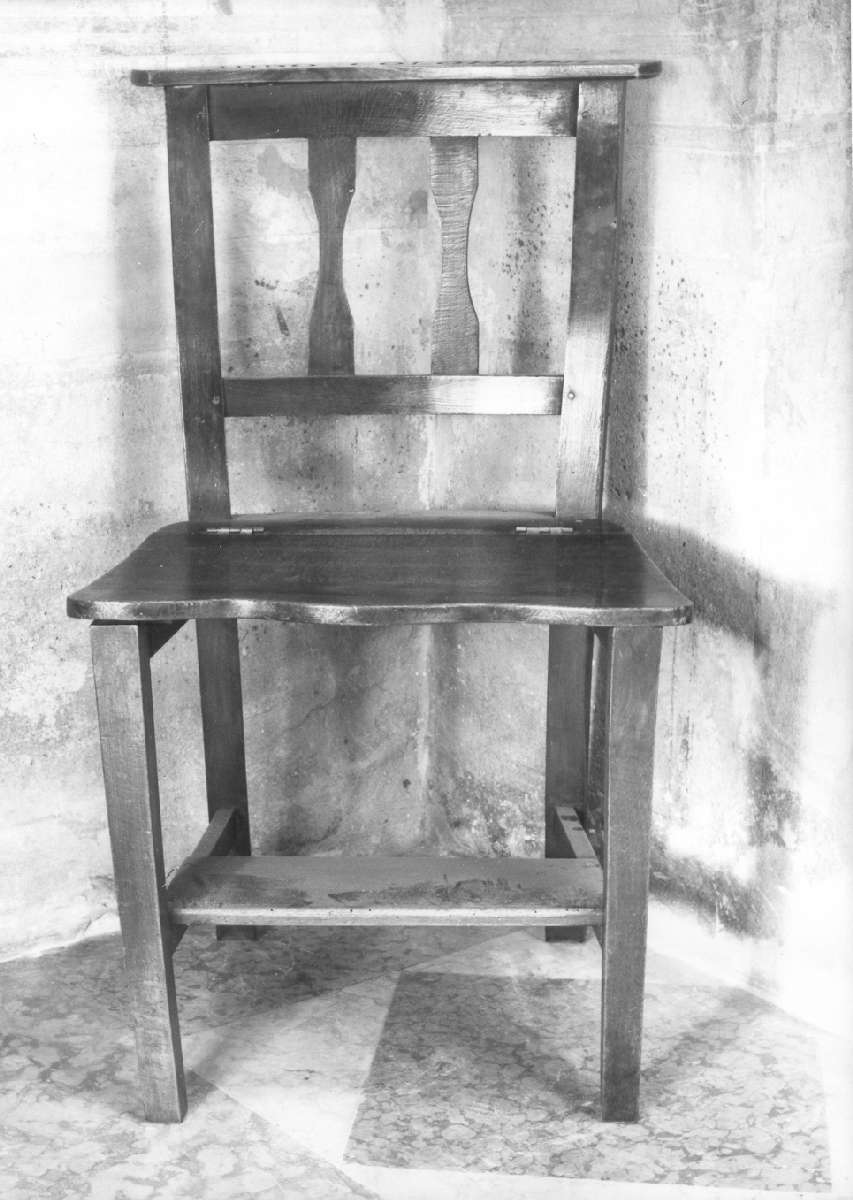 sedia - manifattura modenese (seconda metà sec. XIX)