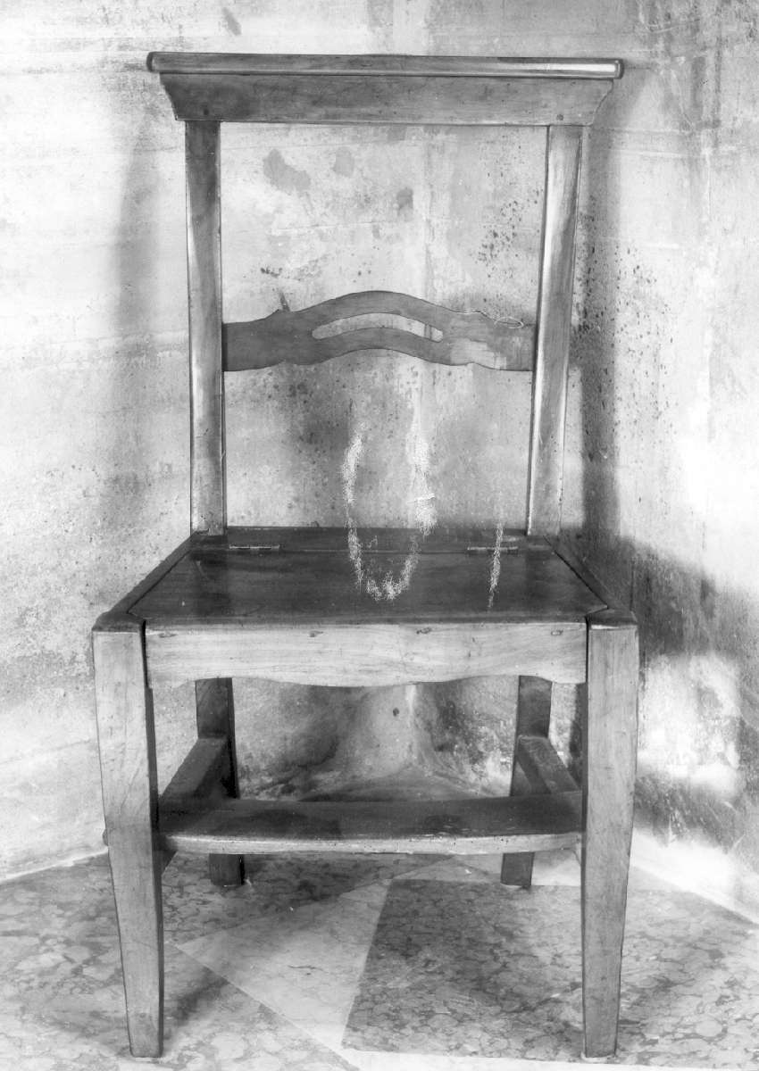 sedia - manifattura modenese (seconda metà sec. XIX)