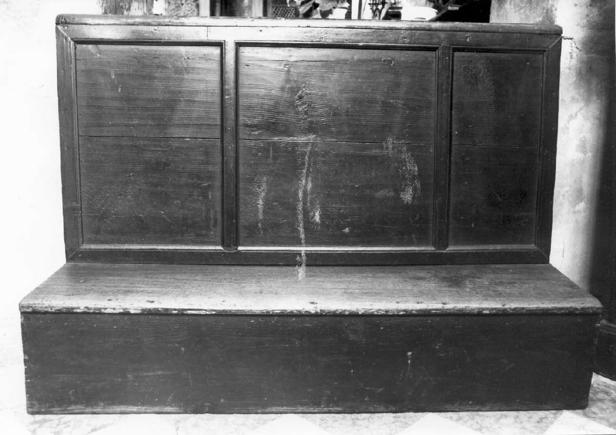 inginocchiatoio, serie - manifattura modenese (seconda metà sec. XIX)