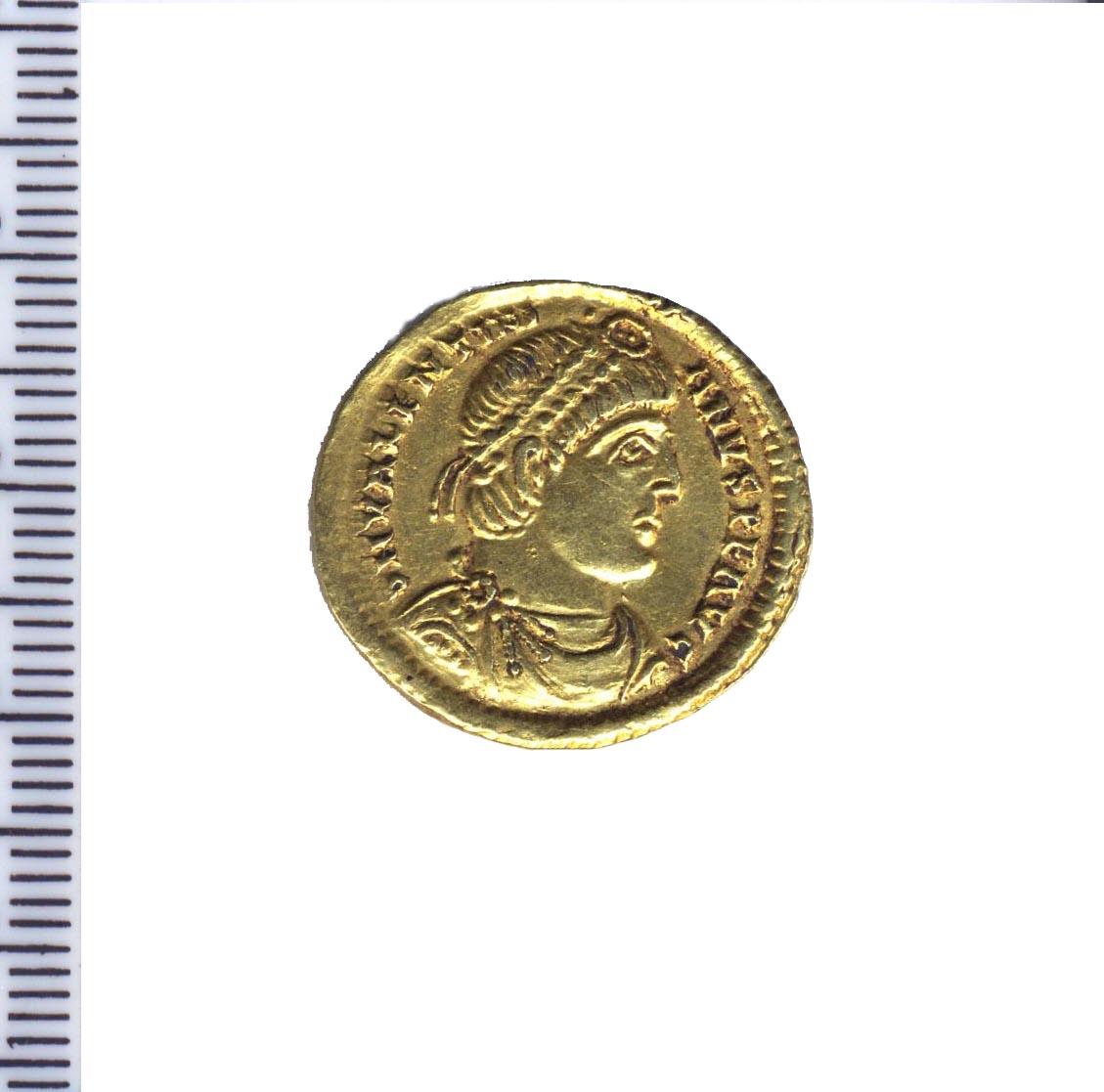 moneta - solido - produzione romana tardoimperiale (sec. IV d.C)