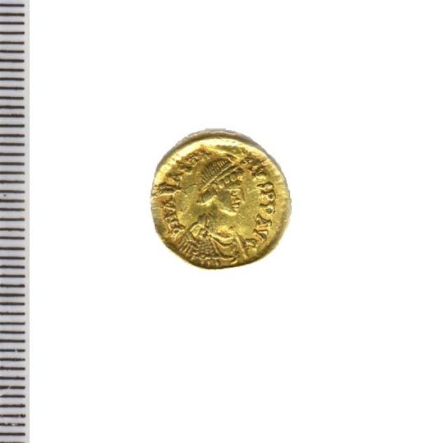 moneta - produzione bizantina (secc. V/ VI d.C)