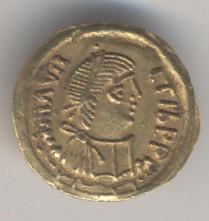 moneta - produzione bizantina (secc. VI d.C. - VII d.C)
