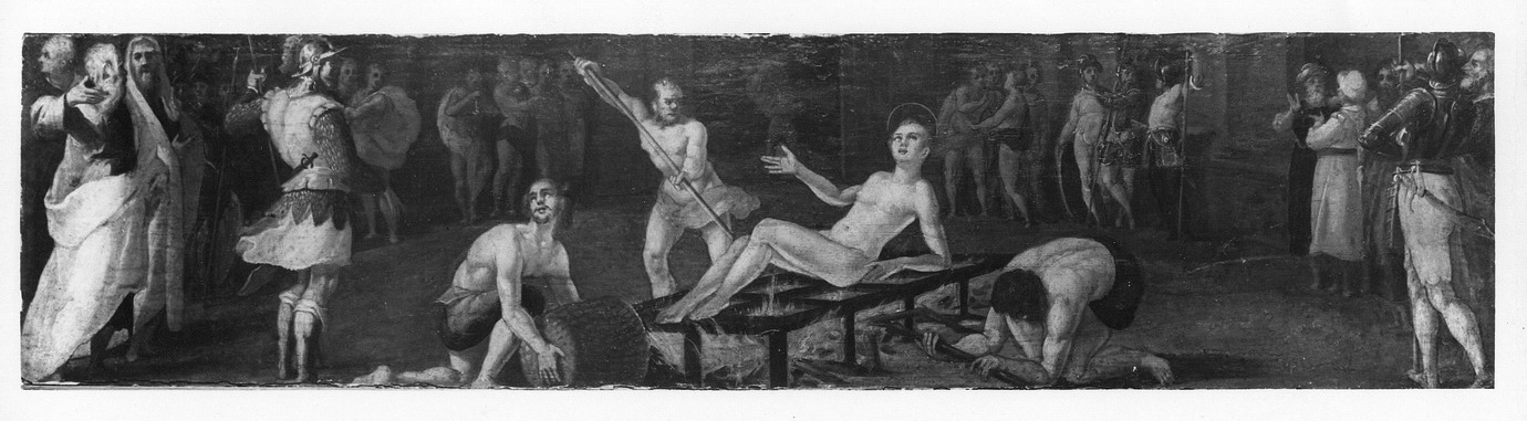 martirio di San Lorenzo (dipinto) - ambito toscano (seconda metà sec. XVI)