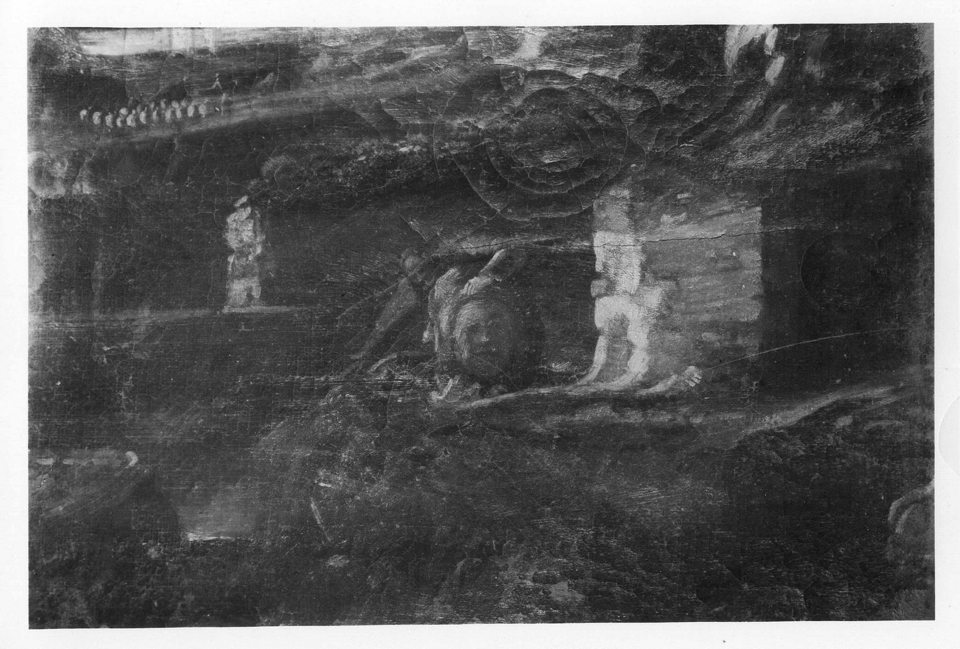 scena pastorale (dipinto) - ambito emiliano (seconda metà sec. XVII)