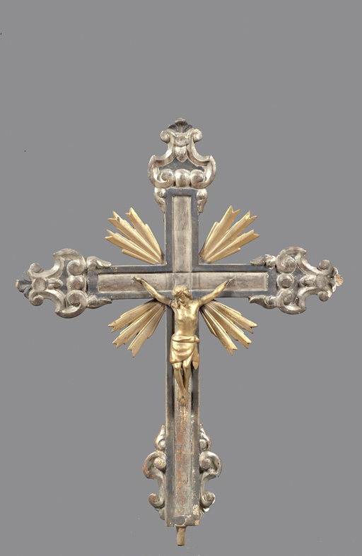 croce d'altare, opera isolata - bottega emiliana (seconda metà sec. XVIII)