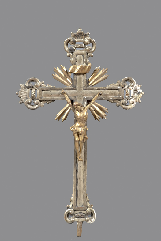 croce d'altare, opera isolata - bottega emiliana (inizio sec. XIX)