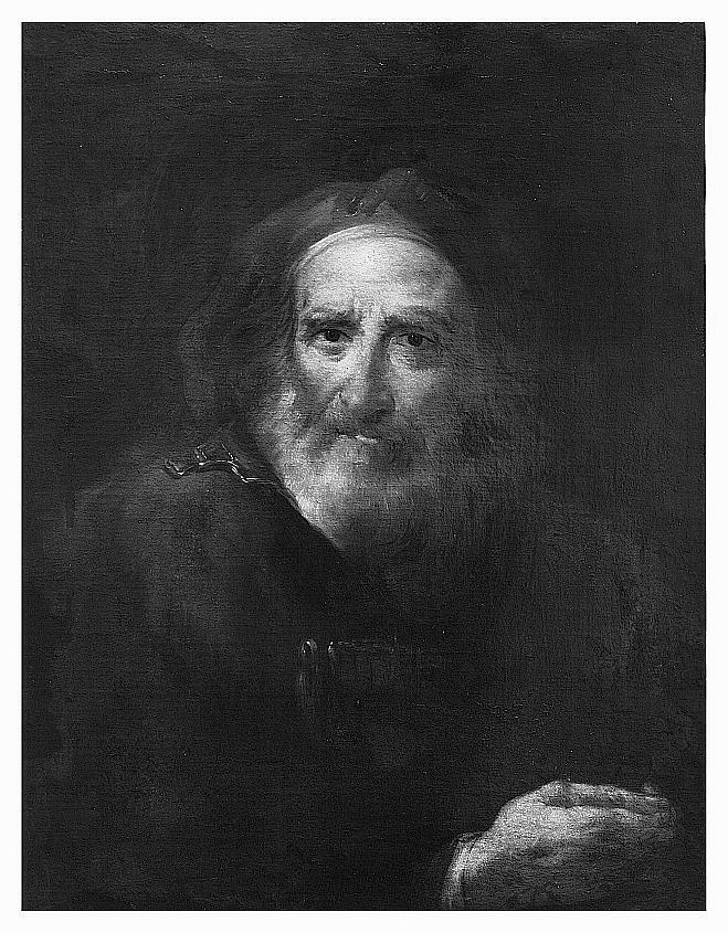 Busto di vecchio, busto di vecchio (dipinto, opera isolata) di Nazari Bartolomeo (prima metà sec. XVIII)