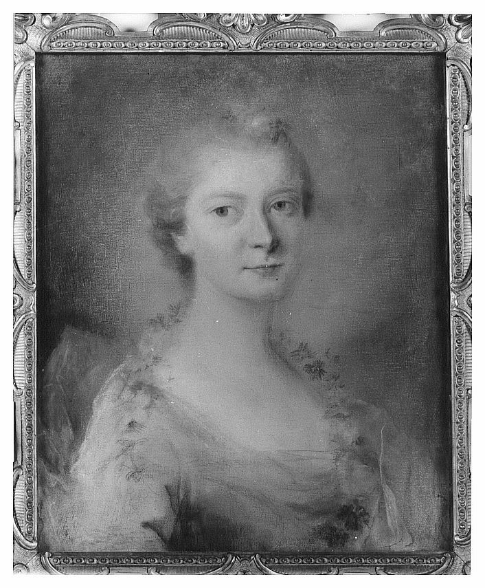 Ritratto di dama, ritratto di donna (dipinto, opera isolata) di Carriera Rosalba (attribuito) (sec. XVIII)