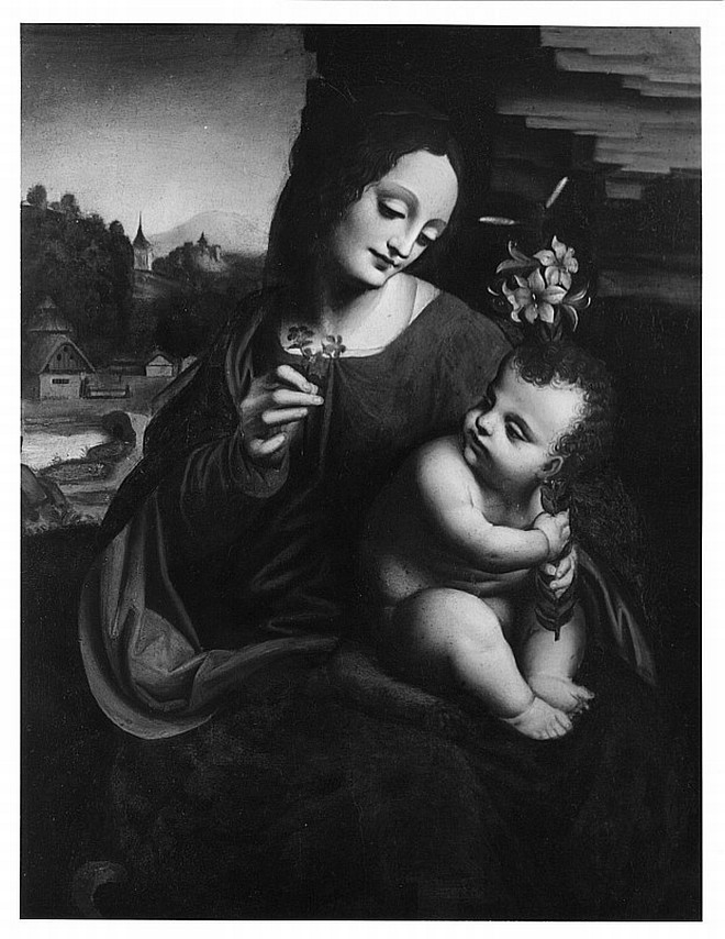 Madonna col bambino, Madonna con Bambino (dipinto, opera isolata) - ambito italiano (sec. XVI)
