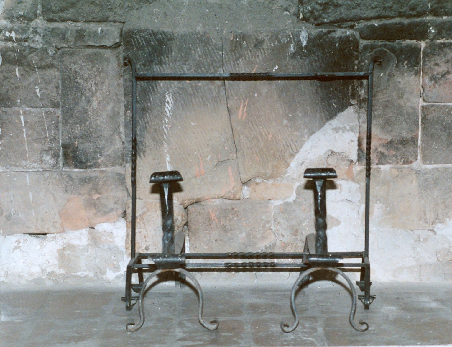 alare, coppia - manifattura emiliana (sec. XIX)