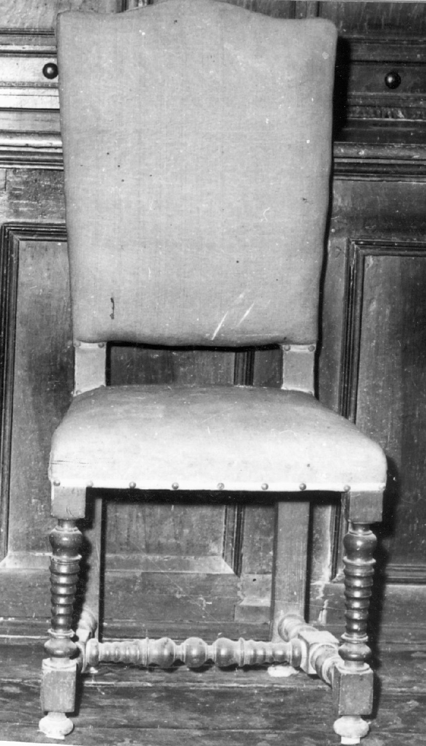 seggiolone - bottega emiliana (inizio sec. XVIII)