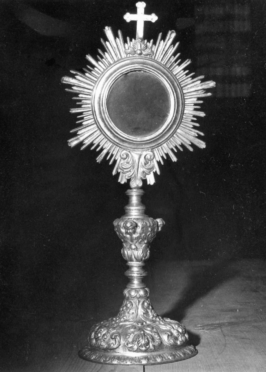 ostensorio - a raggiera - manifattura emiliana (inizio sec. XVIII)