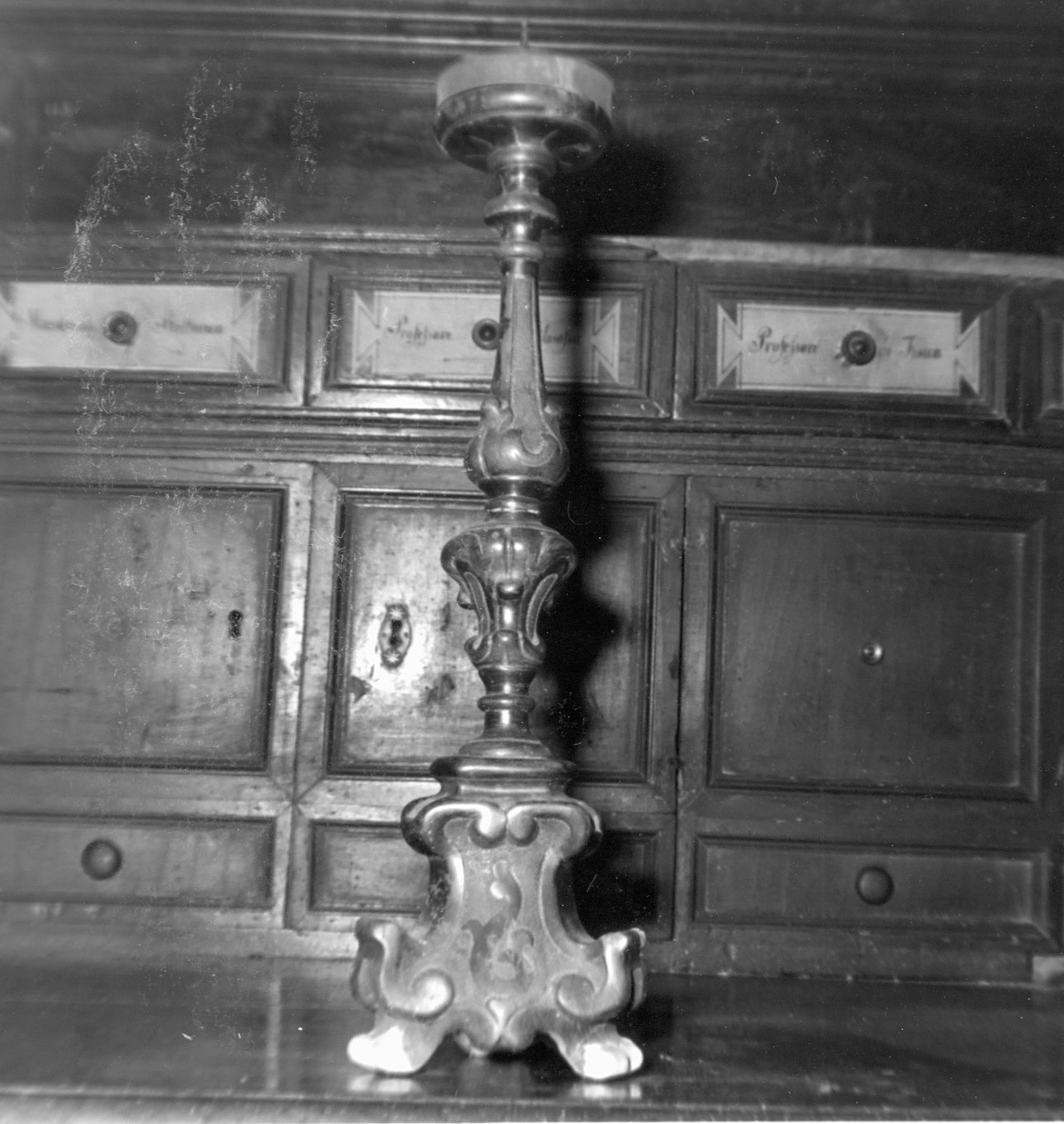 candeliere, serie - manifattura emiliana (seconda metà sec. XVIII)