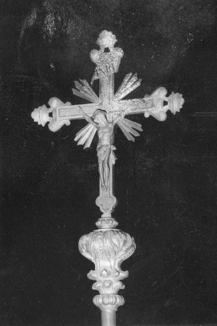 croce astile - bottega modenese (sec. XIX)