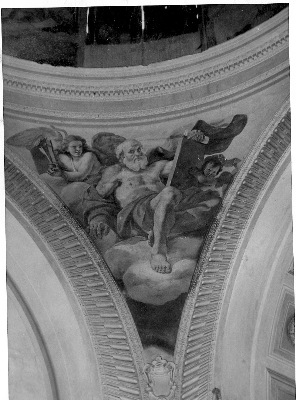 quattro evangelisti (dipinto murale, complesso decorativo) di Preti Mattia detto Cavalier Calabrese (seconda metà sec. XVII)
