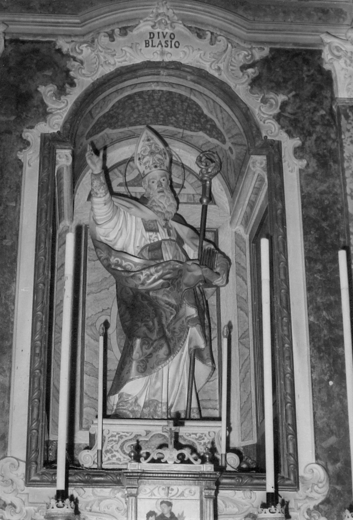 San Biagio (statua) di Ballanti Graziani Francesco (bottega) (sec. XIX)