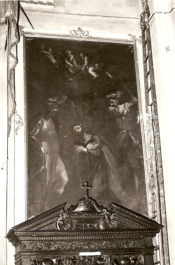martirio di San Paolo (dipinto) di Bonesi Giovan Girolamo (sec. XVII)